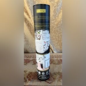 NIB Redesign with Prima Decor Transfer- Parisian Butterflies